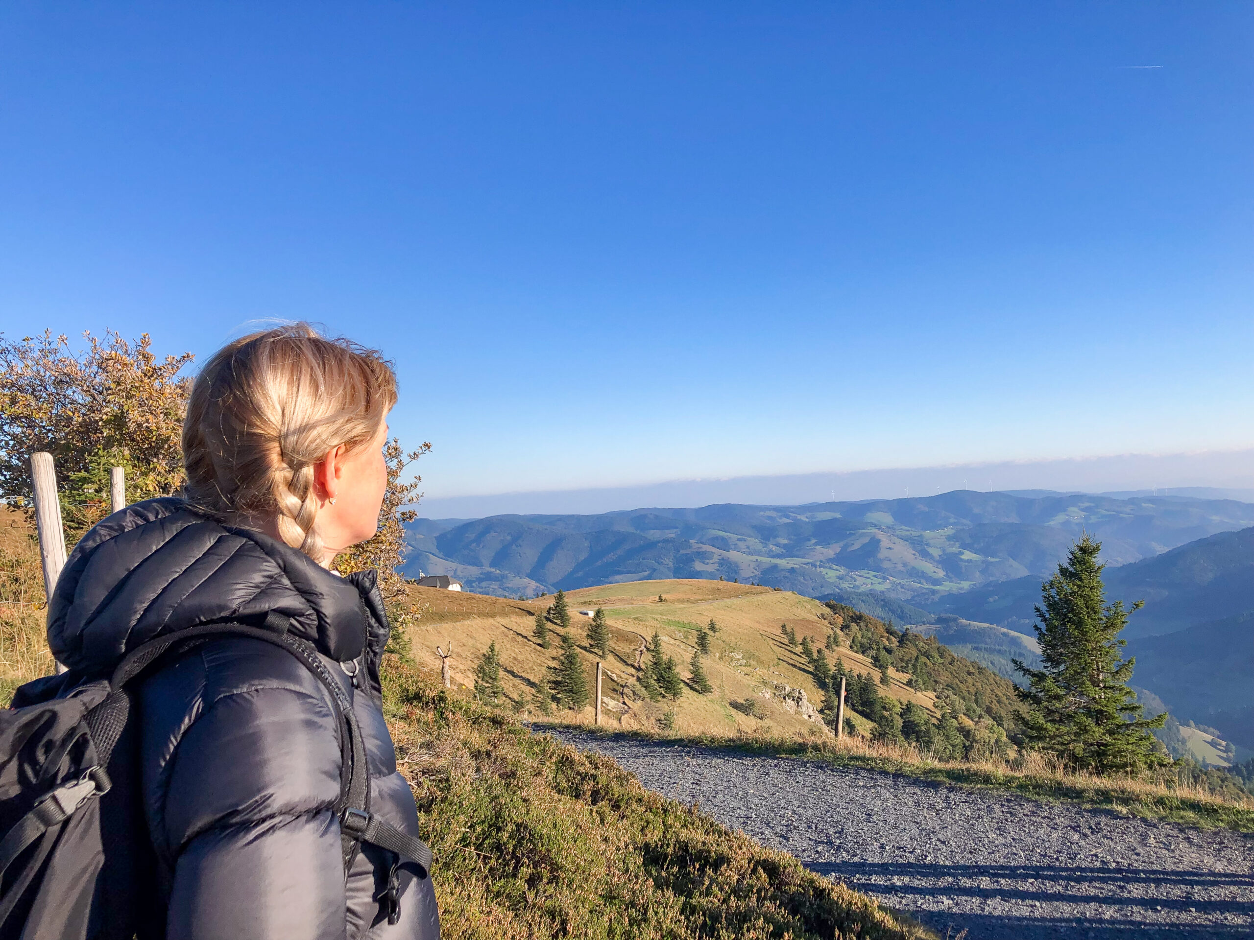 Blick vom Belchen auf die Schwarzwaldhöhen